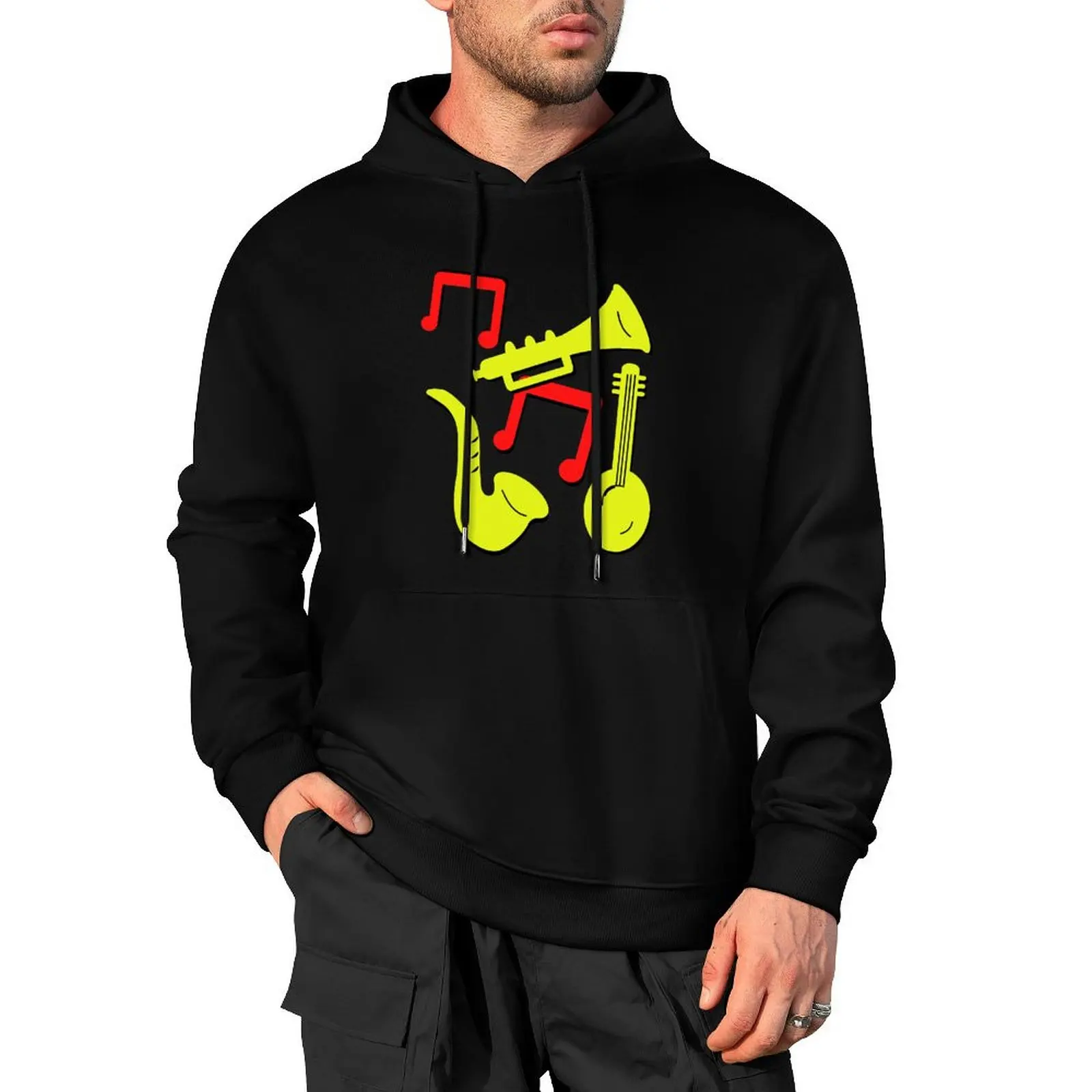 Ace 'Remembrance Jazz' Musical Instruments T shirt Pullover Hoodie korean clothes hooded shirt graphic t shirts men mens hoodie