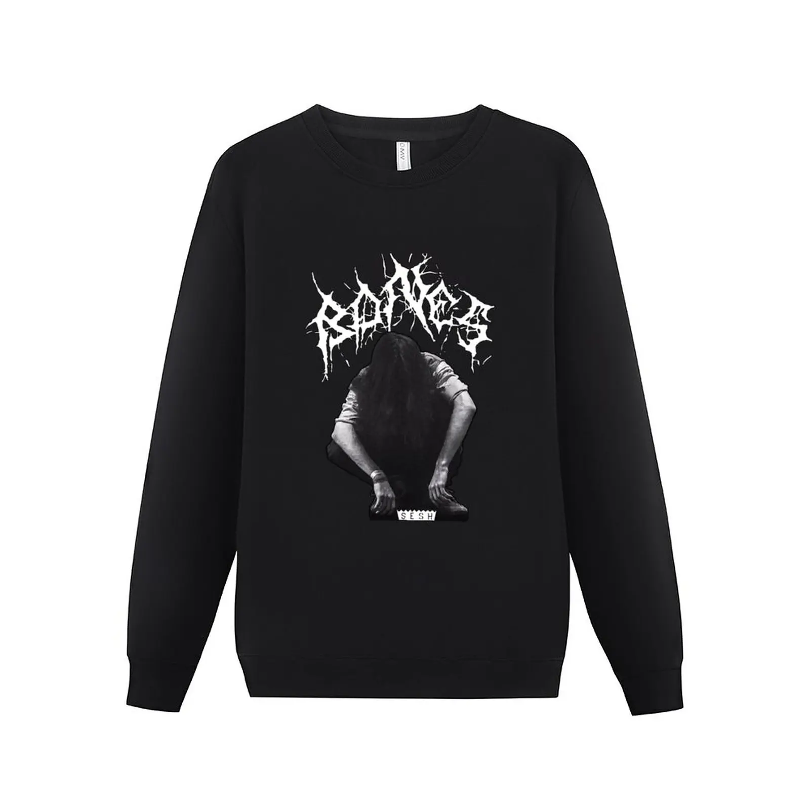 

New Bones SESH - Black Metal (v2) Sweatshirt streetwear men men's sweat-shirt set men clothing new in hoodies & sweatshirts