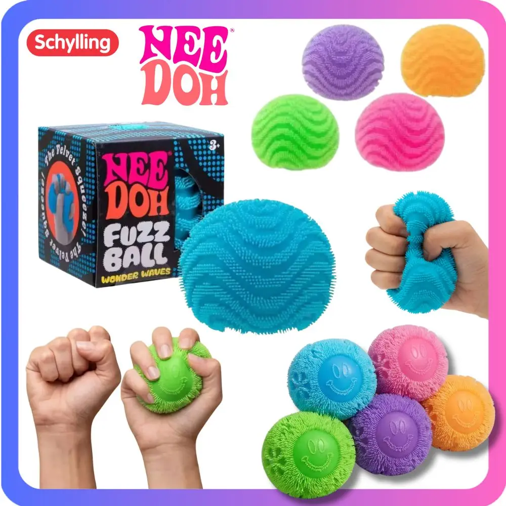 

NeeDoh Fuzz Ball Blind Box Series Desktop Ornament Stress Relief Toys Suitable For People Under Pressure Fun Soft Stress Ball