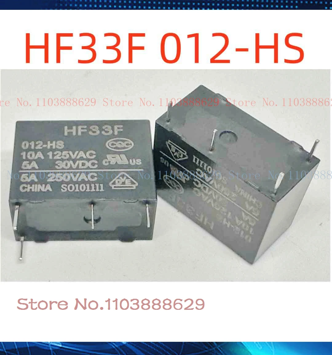 HF33F 005/012/024-HS3/HSL3/HS3F/HSL(123) 33F-1A