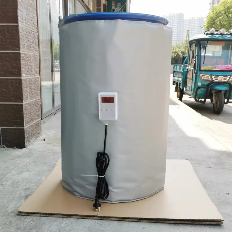High Temperature Heaters for 55-Gallon Industrial Drum and Barrel Heating Blanket