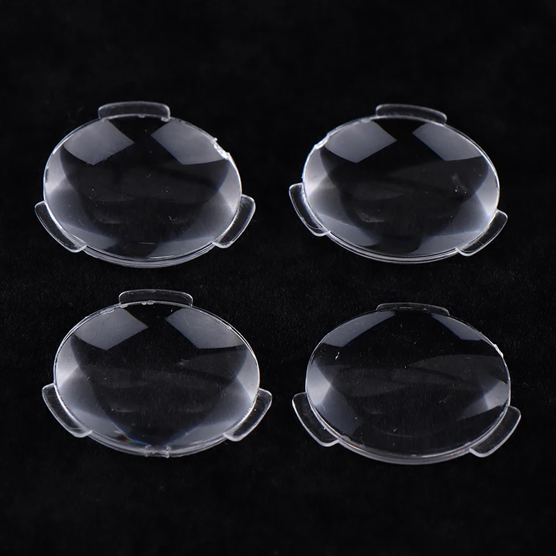 {NN72} 10 Pcs 25*45MM BiConvex Ultra Clear Lens For Google Cardboard Virtual Reality 3D VR Glasses 2-5mm Thickness