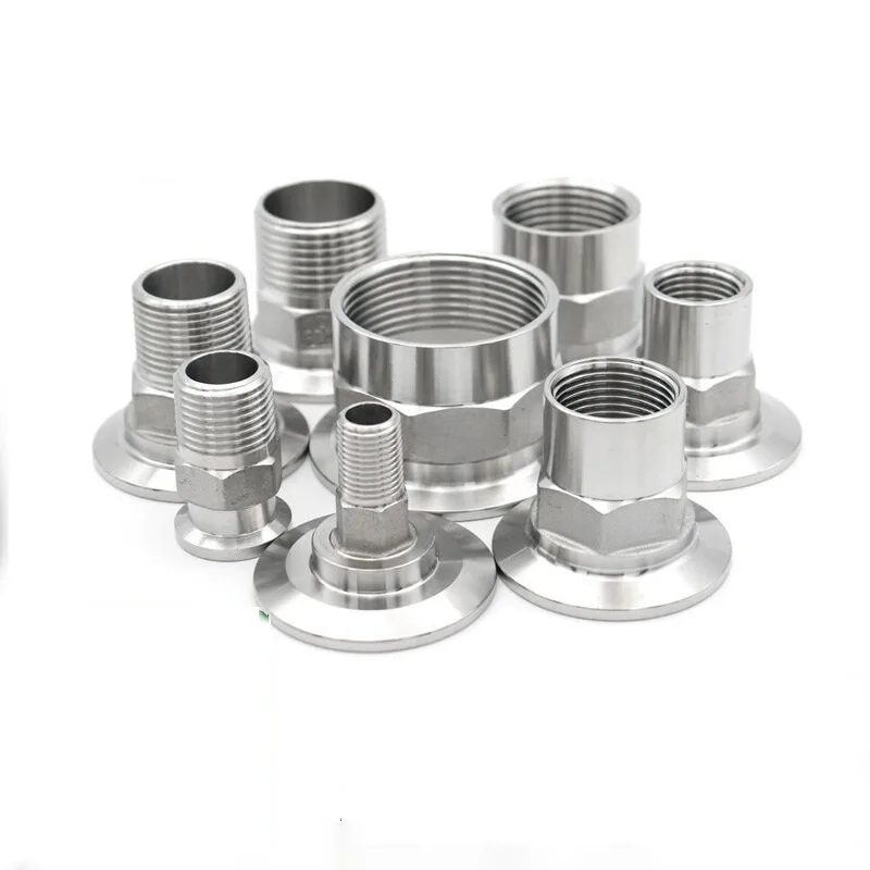 

SS304 Stainless Steel 1/2"3/4"1"11/2"2" DN15-DN50 Sanitary Male Threaded Hexagon Ferrule Pipe Fitting Tri Clamp Adapter Cast