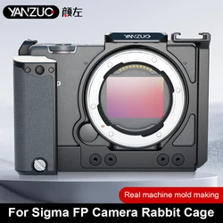 YANZUO MetalCage For Sigma Camera FP FPL Rabbit Cage Video Expansion Camera Protective Frame Quick Installation Board Accessorie
