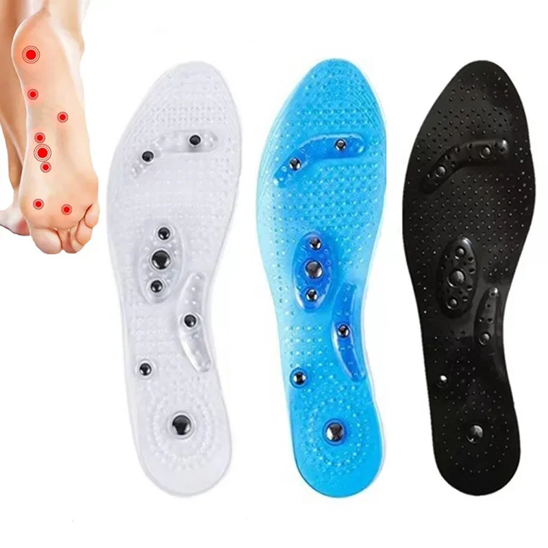 Magnetic Therapy Insoles for Unisex Foot Sole Massage Shoes Pads Acupressure Slimming Promote Blood Circulation Health Inserts