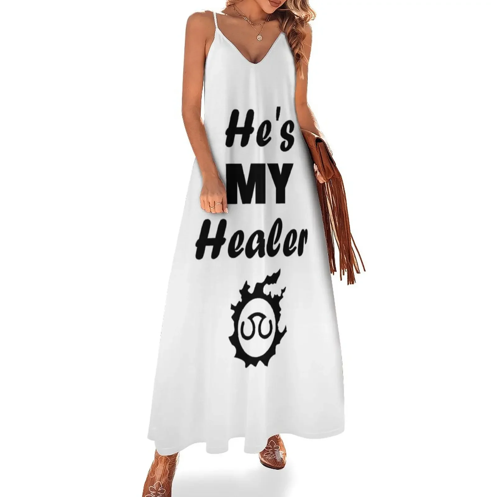 

FFXIV He's My Healer - Scholar SCH Sleeveless Dress dress dresses birthday dress women summer 2025
