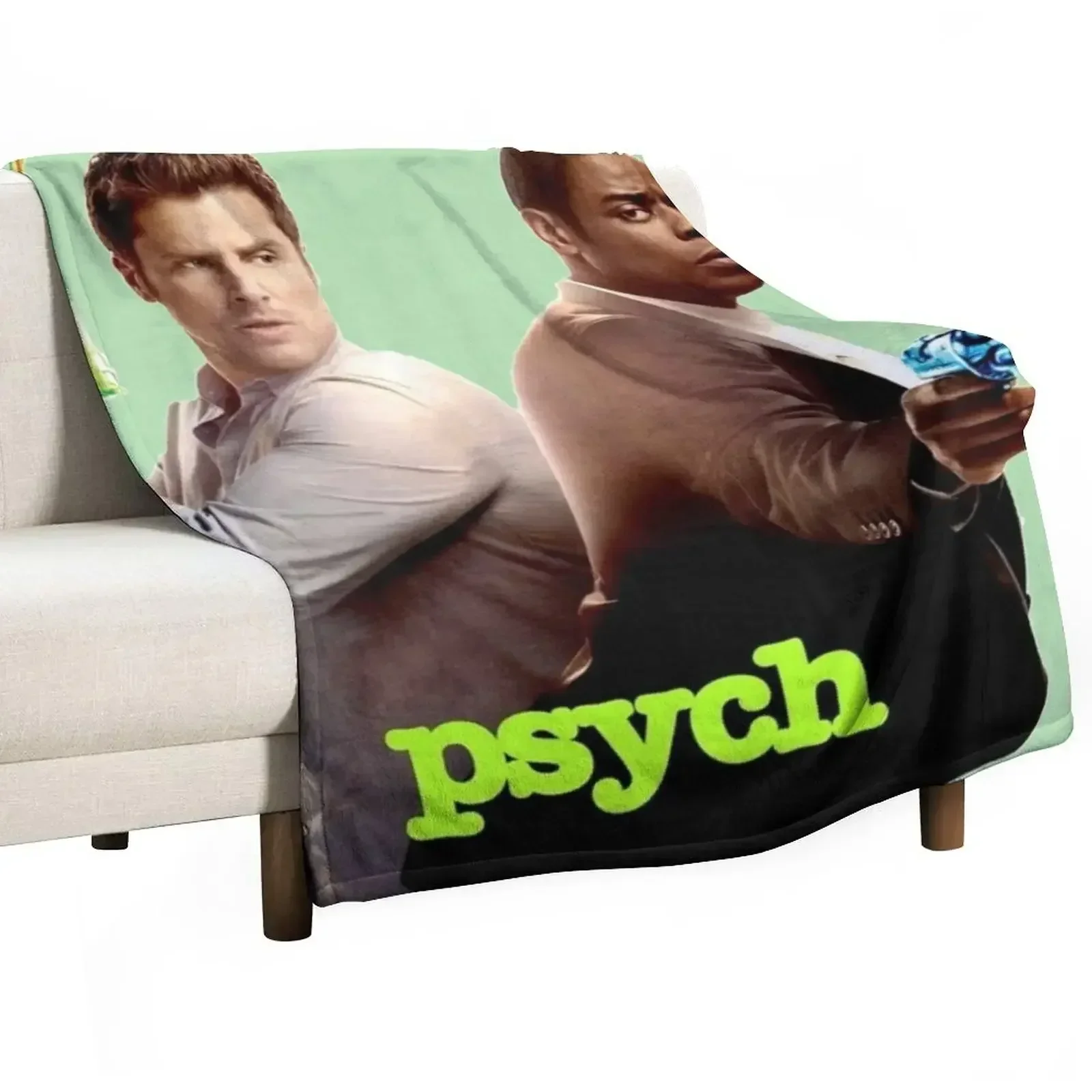 Psych design Throw Blanket Loose Comforter Bed Thins Blankets