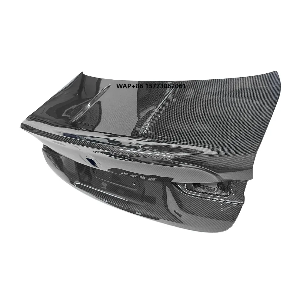 

CSL Style Carbon Fiber Trunk Lid Cover for 4 Series G22 G82 M4 2019+ Car Replacement Rear Trunk Lid
