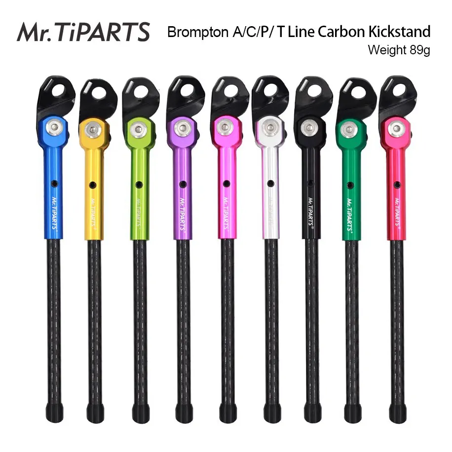 

Карбоновая подставка Mr.TiPARTS 16 дюймов 349 для складного велосипеда Brompton A C P T Line, специальная опора для ног, 87 г, 89 г