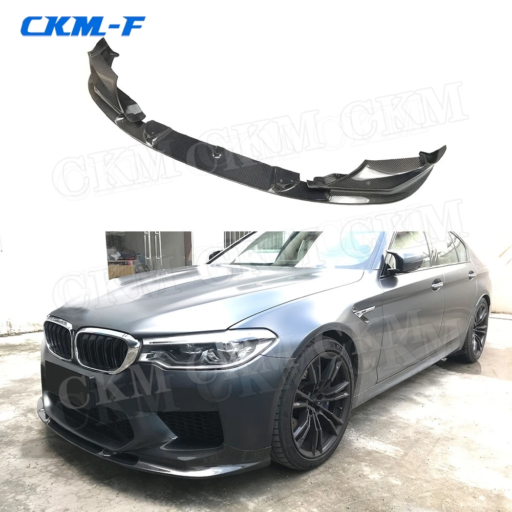 

Carbon Fiber Front Bumper Lip Spoiler For BMW G30 Change To F90 M5 Bumper 2018 2019 FRP Chin Shovel