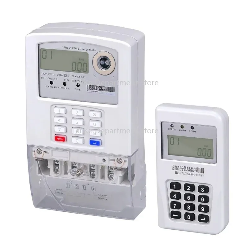 

10-S BS split type STS single phase two wire smart keypad prepaid meter digital electricity electronic energy meter