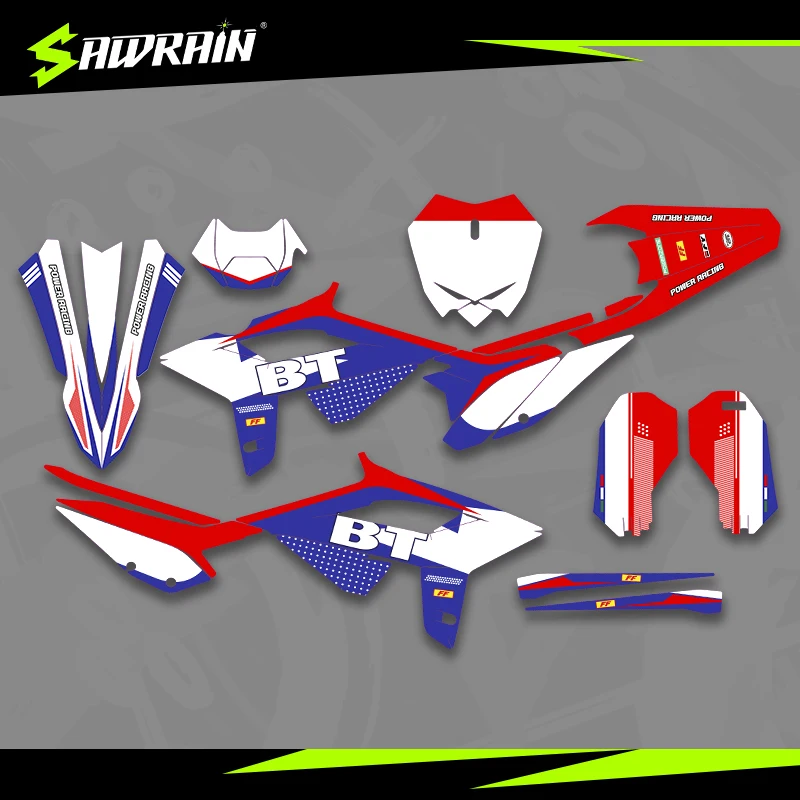 

Sawrain Motorcycle Graphics Backgrounds Decal Stickers Kits for BETA 20-22BETA RR 01