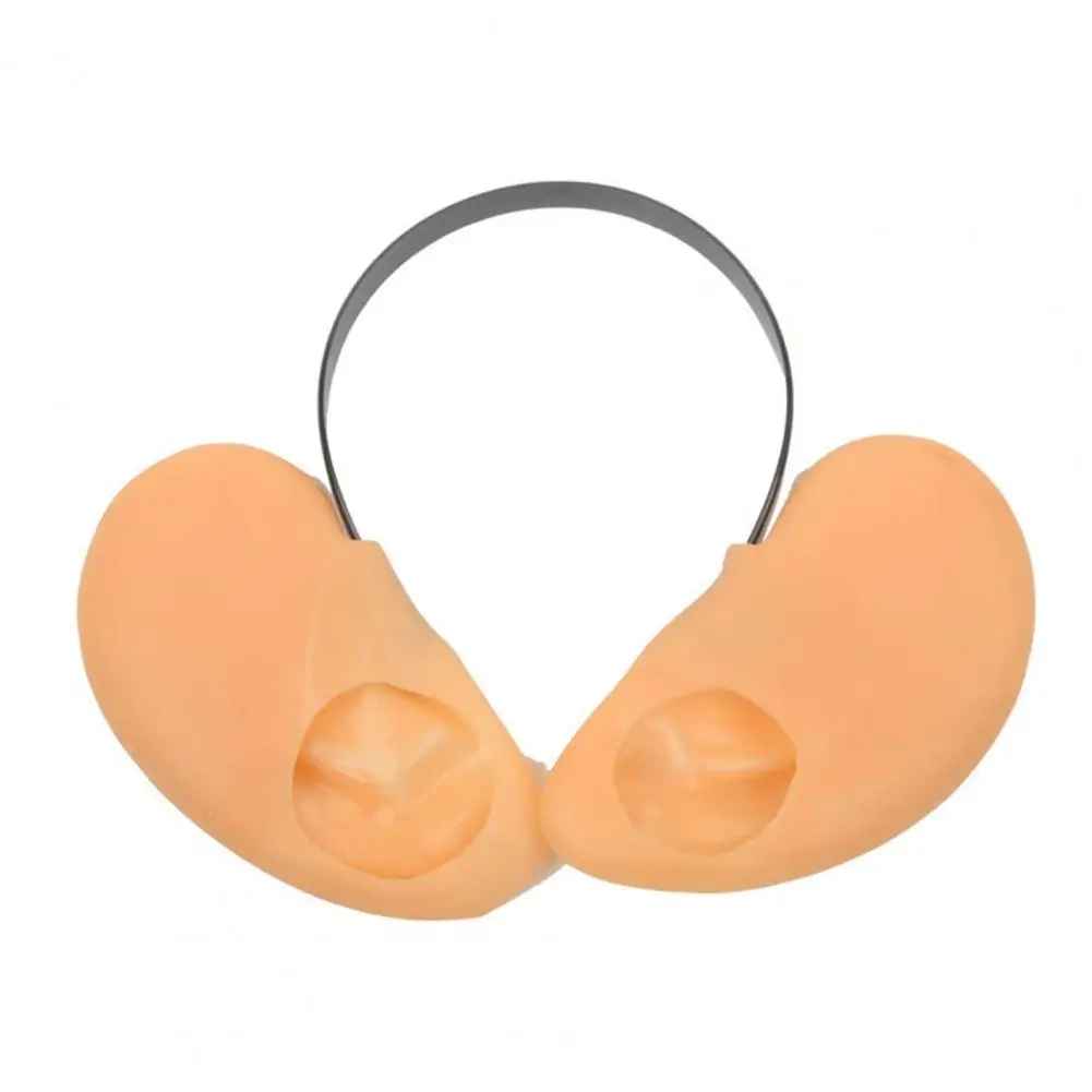 Divertente fascia per l'orecchio fascia per l'orecchio per bambini fascia per capelli antiscivolo per prestazioni sul palco Fun Prop Gag regalo per bambini orecchio in vinile