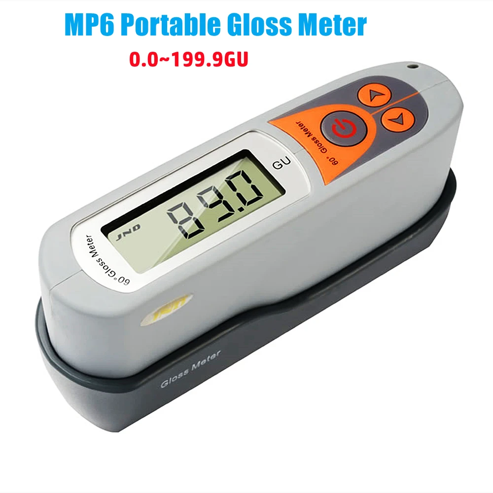 MP6 Portable Gloss Meter 0.0~199.9GU Range Digital Glossmeter Paint Marble Stone Wood Granite Glossiness Brightness Tester