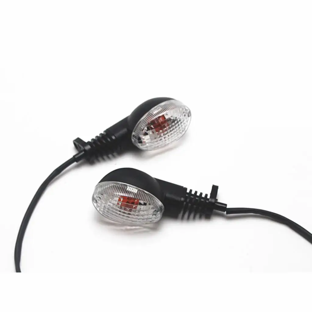 Motorcycle Indicators Light Amber Halogen Winker Lamp Smoked Clear Lens Rear Signal for Kawasaki EX250R 08 12