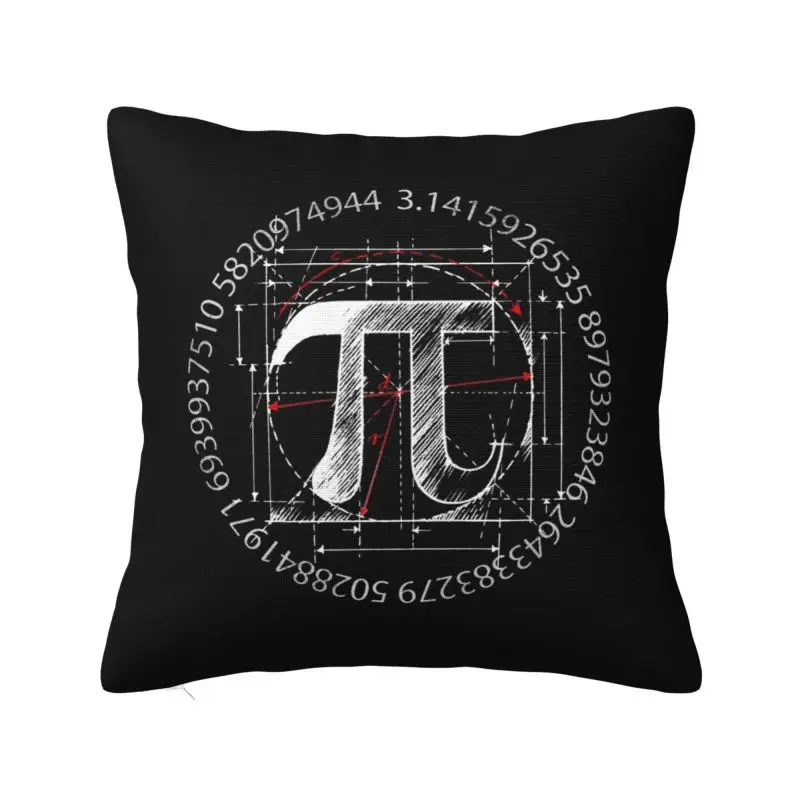 

Pi Symbol Line Drawing Cushion Cover 40x40cm Maths Science Soft Cute Pillows