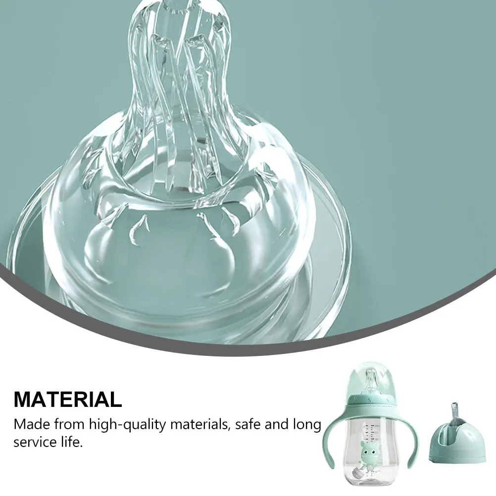 

AntiFall Baby Bottles BreastMilk Shape Pacifier CrossHole Dredges Lightweight Portable Safe WideMouth MilkStorage BabyFeeding