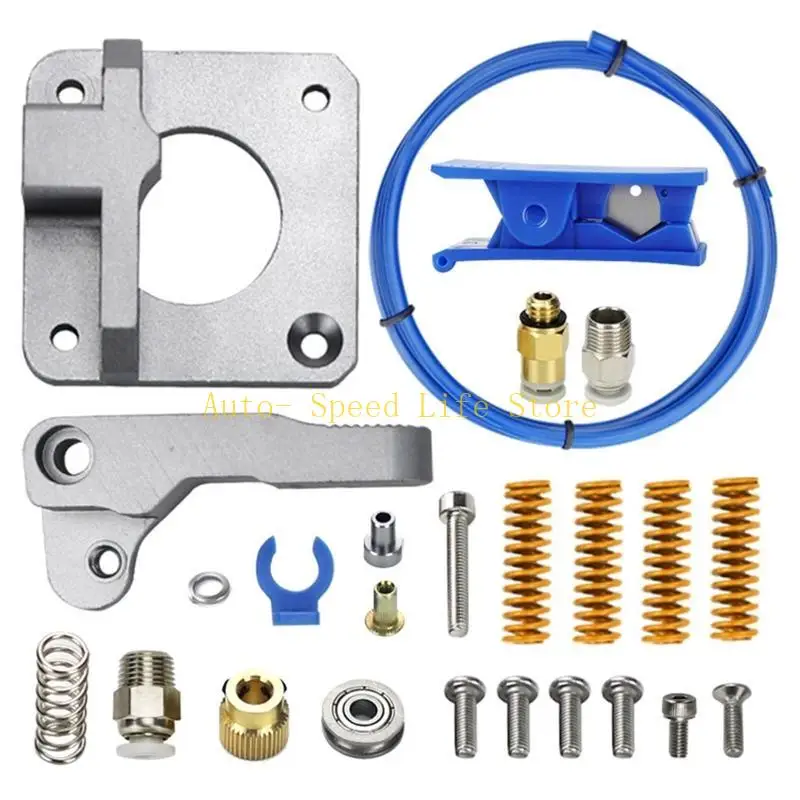 

02DA 9pcs Printer Paction Pneumatic Couplers All Metal Metal Extruder Leagress Pring Copricorns Bowden Ptfe Трубки 1,75