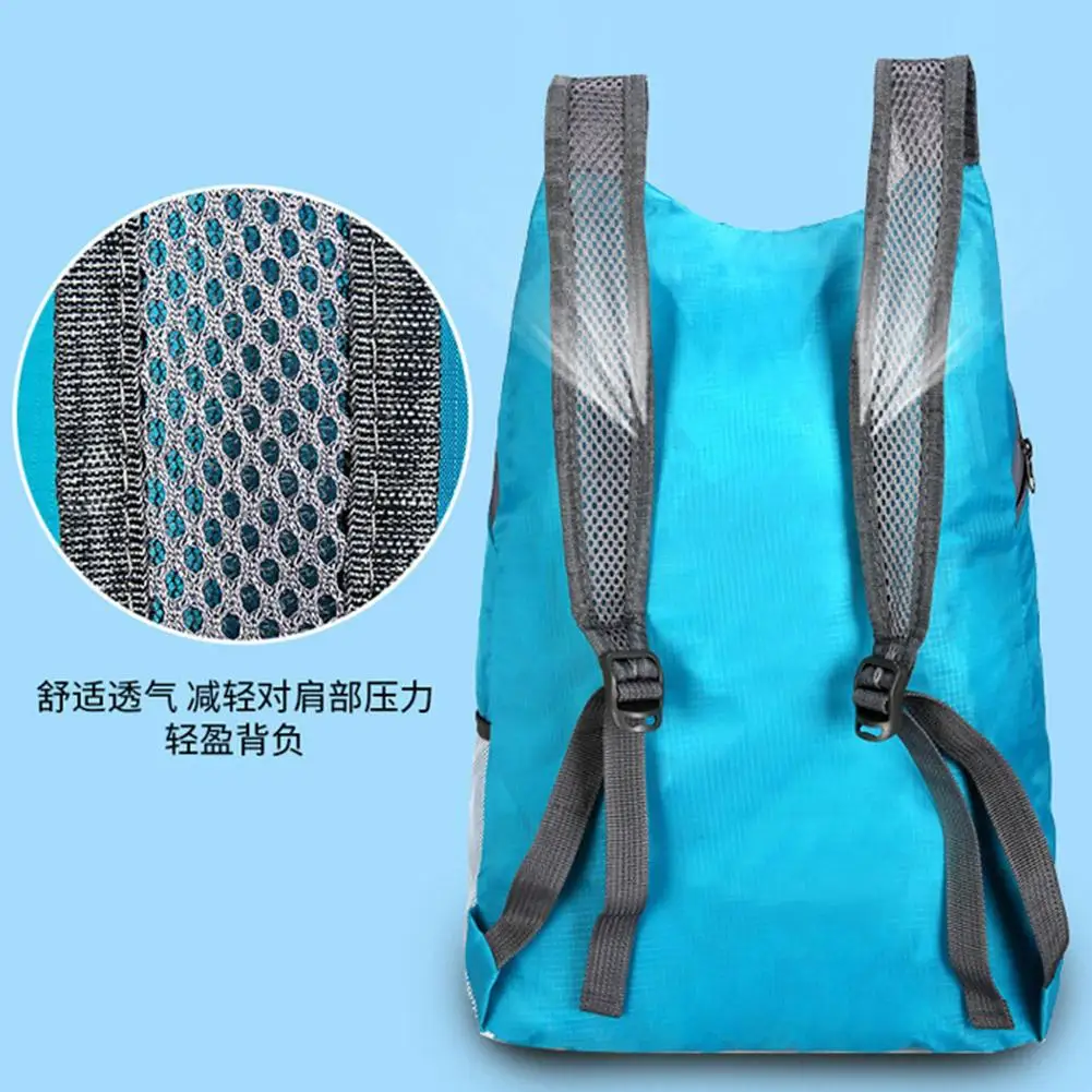 Outdoor Hiking Bag Lightweight Packable Backpack Foldable ultralight Travel Daypack Bag Waterproof Folding Pack for Women Men ﻿ view 5
