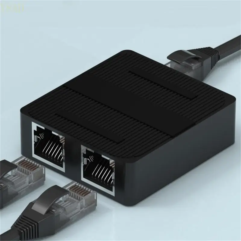 Y8AD Ethernet Splitters Coupler RJ45 Splitters Conectores conectores 1 a 2way
