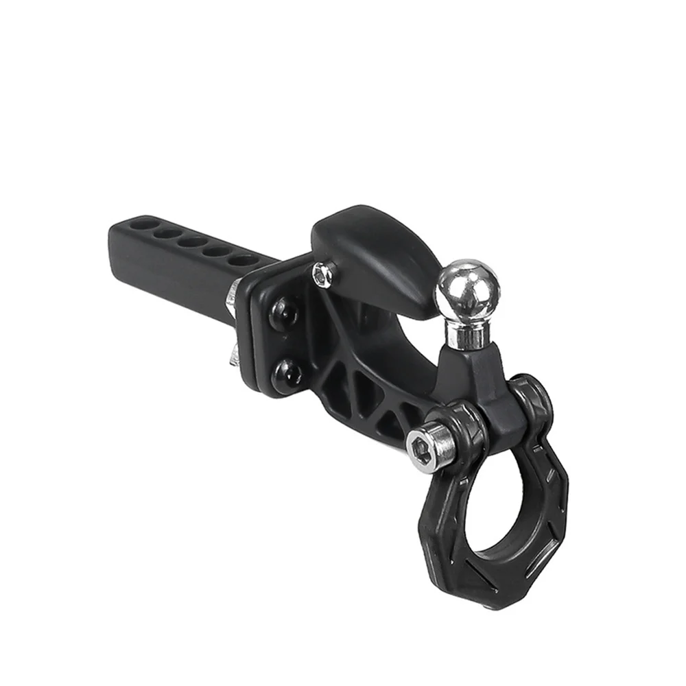 알루미늄 합금 트레일러 히치 견인 후크 1/10 1/8 크롤러 TRX4 SCX10 KM 탱크 300 RC 자동차 액세서리