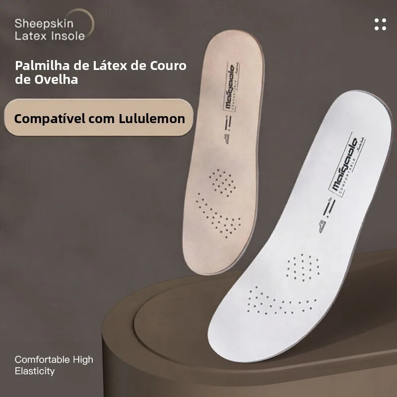 超ソフトラテックスインソール-メンズシューズ用-ルル-シティバース-トップレイヤーシープスキン-快適フットベッド-2026年春コレクション