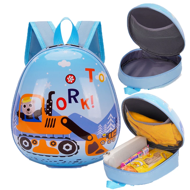 

Boys and Girls Backpacks Children's Cartoon Backpack Eggshell Backpack for Kids School Bags in Kindergarten Kids Snacks Bag