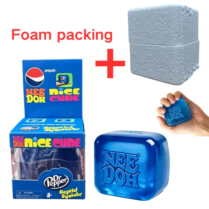 Schylling Nice Cube Sensorischer Fidget-Würfel zur Stresslinderung und Konzentration, Schreibtisch-Spielzeug, Überraschungs-Puzzle-Geschenke für Erwachsene und Kinder