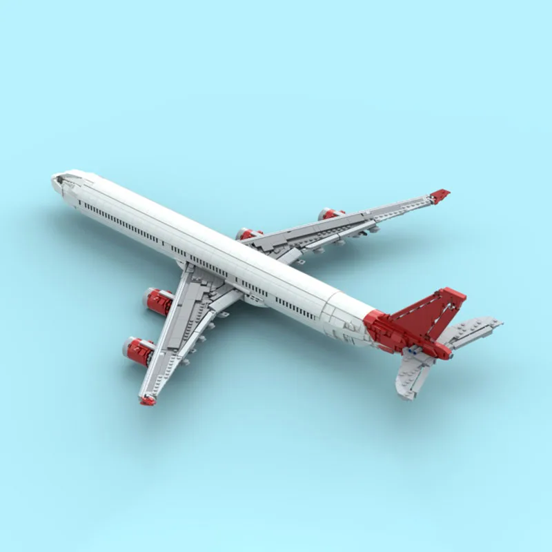 Squisito Nuovo Prodotto MOC Building Blocks Modello di Aviazione Airbus A340-600 Tecnologia Modulare Giocattolo Per Bambini Regalo Set di Assemblaggio FAI DA TE