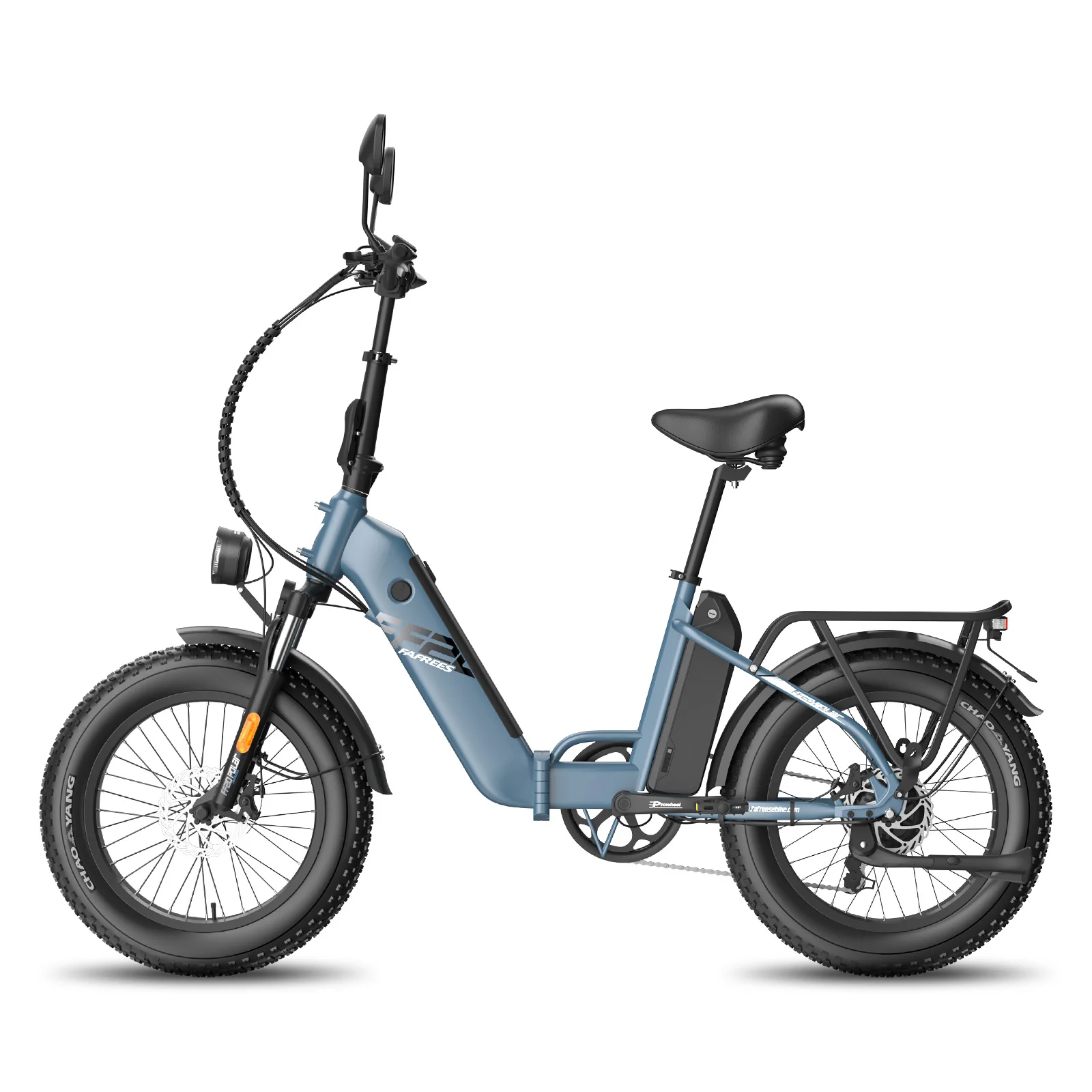 Fafrees FF20 Polar Klappbar Elektrofahrräder Mit 48V 24Ah Abnehmbarem Akku, 20 Zoll MTB Mountainbike für Erwachsene, 7-Gang, 25 km/h und 90–100km Reichweite