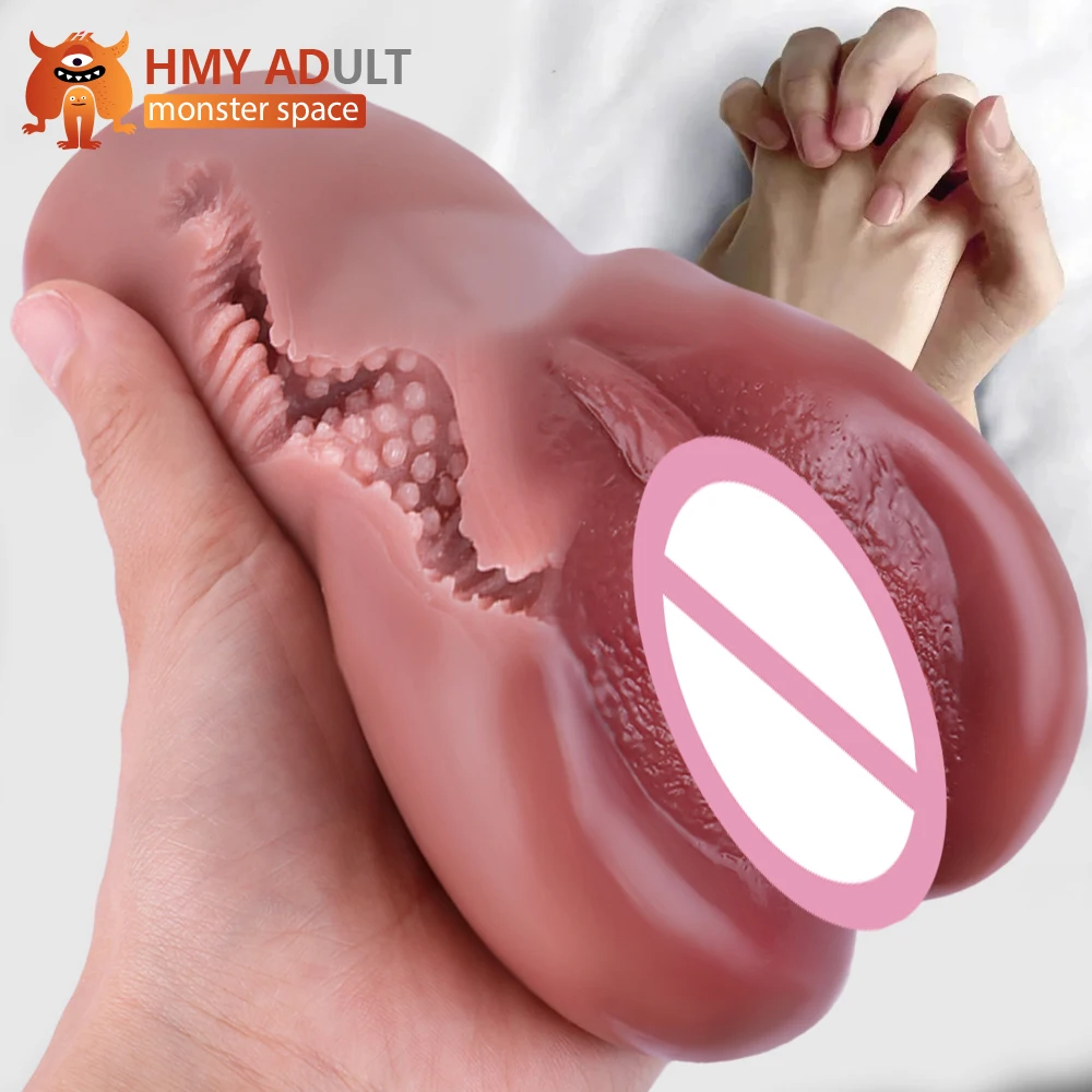 

HMYAD Tight virgin pocket pussy with realistic vulva skin, 3D spiral vagina wrapped around penis, male masturbator for beginners