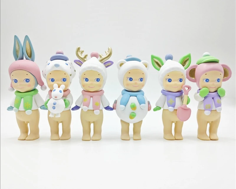 1Pc Random Winter Wonderland Series Sonny Angel Blind Box Mini Anime Figures Ornaments Dolls Fans Children Christmas Gifts