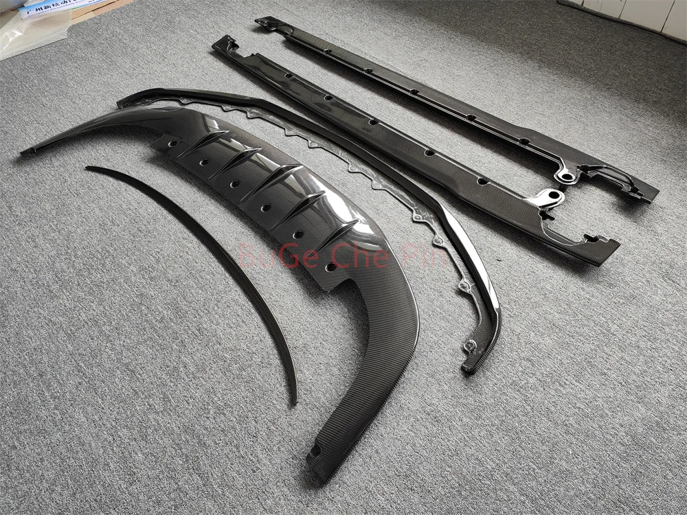 

New Condition for the 2018 Bentley Continental GT W12 Carbon Fiber Body Kit Front Bumper Lip Side Skirts Rear Diffuser Spoiler