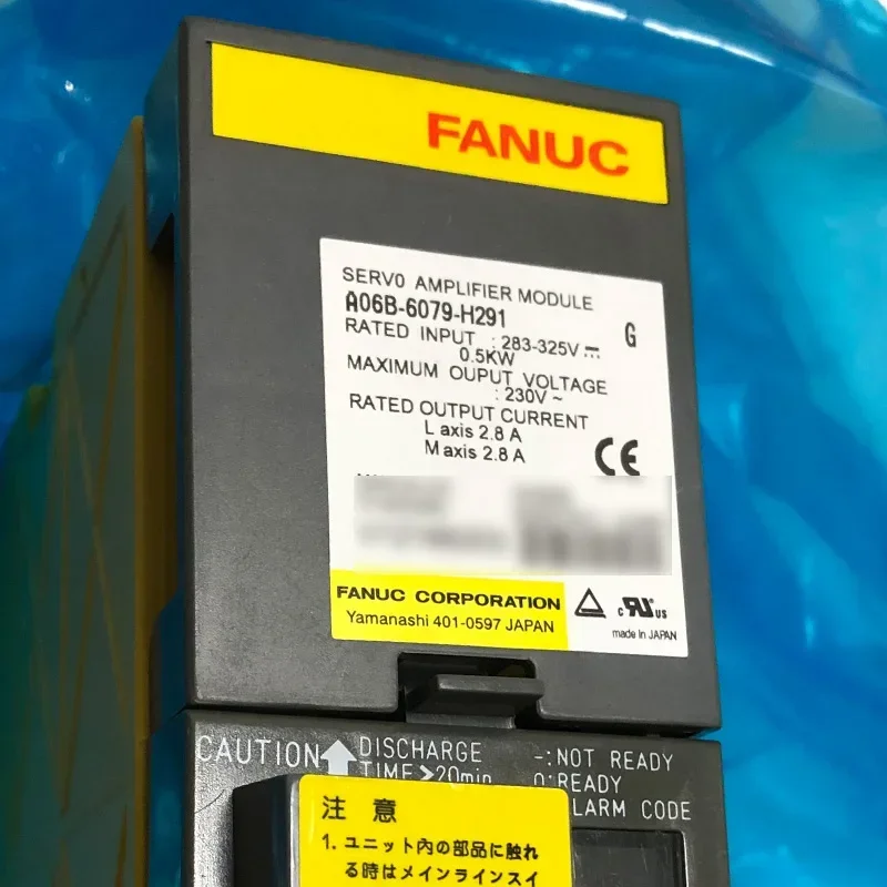 Fanuc Servo Amplifier A06B-6079-H291 Servo Driver for CNC System Machine