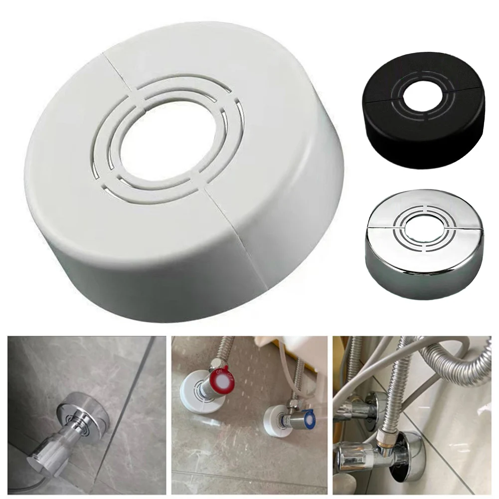 

Abs Light Brightness Black Faucet Decorative Cover Heat Resistance Gas Pipes Water Pipes Heat Resistance Water Supply Devices