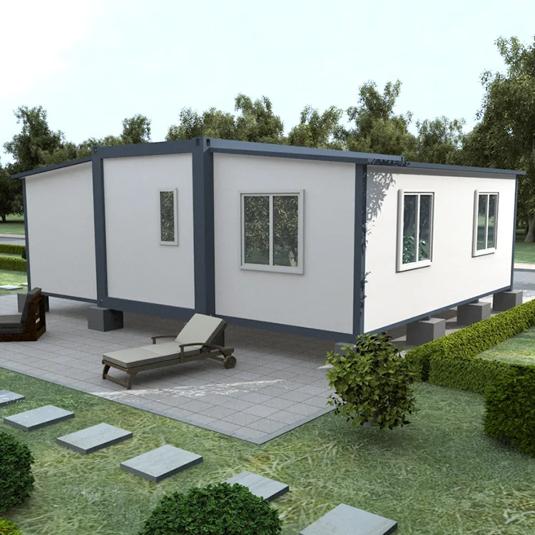 Double-wing Folding Breathable Industrial Design Container House Sandwich Panel Mobile Expandable Modular Farmhouse Warehouse