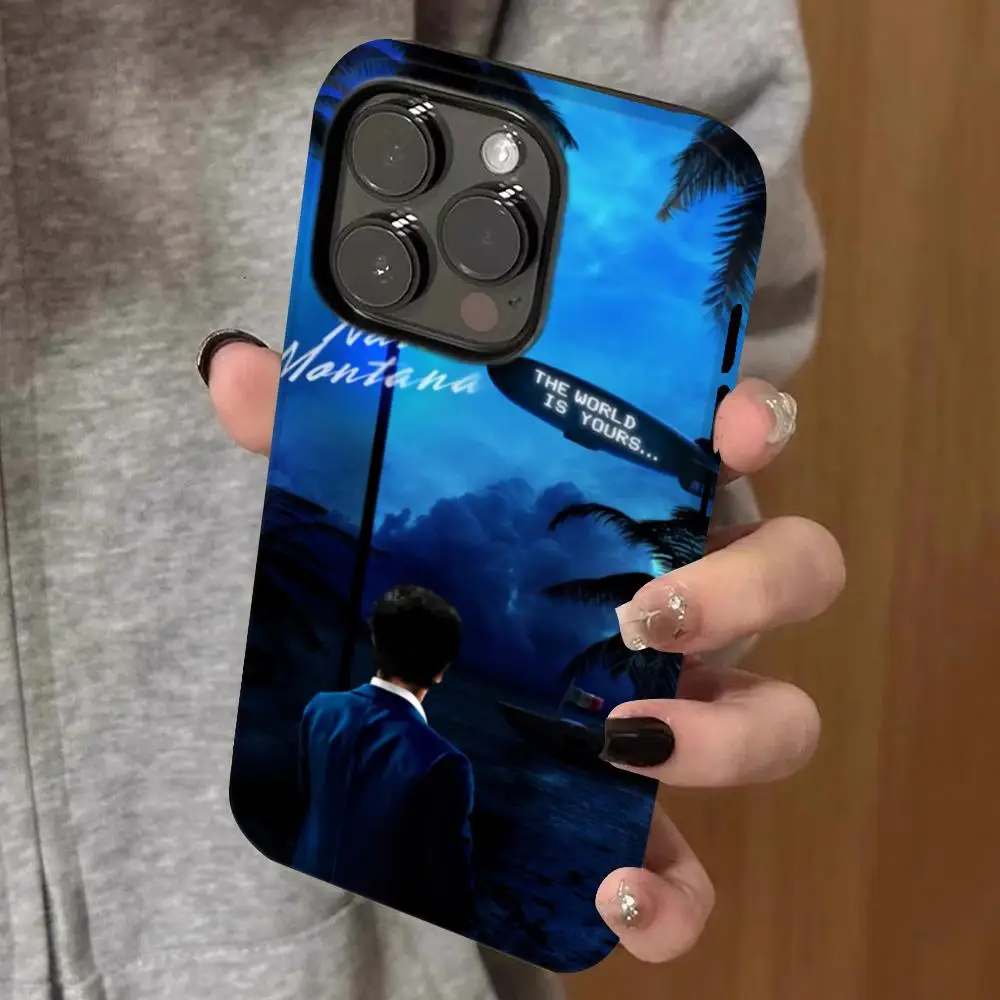 

The World Is Yours Phone Case Double-layered 2-in-1 Film Case For IPhone 16 15 Promax 14 13 Pro 12 11 plus Samsung S25 24 Covers