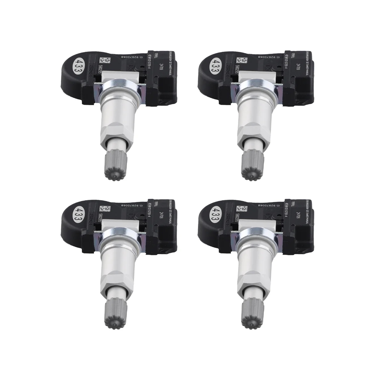 4Pcs Car TPMS Tire Pressure Sensor Tire Pressure Detector 56029527AA for Chrysler 300 Sebring Dodge Charger