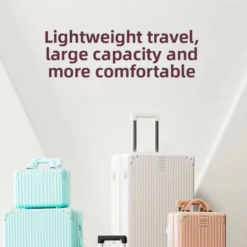 

New Retro Luggage Spinner Suitcase Large Capacity Durable Travel Case for Women Men Students Weekend Flexibility Trendy Luggage