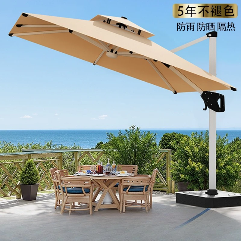 

Large sun umbrella shed outdoor stall Roman umbrella