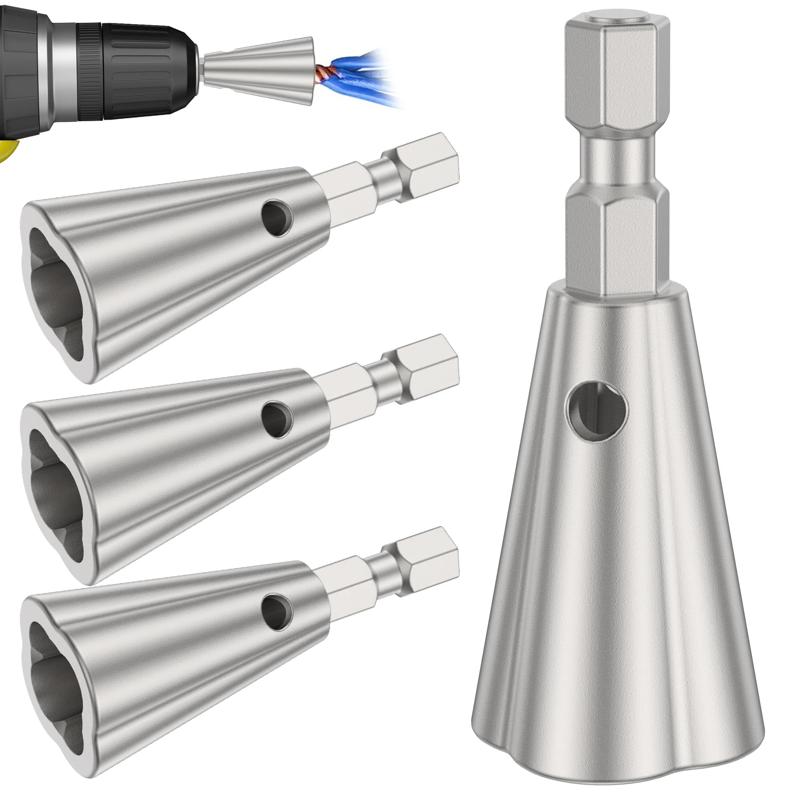 

2/4 шт., инструмент для скручивания проволоки, быстро скручивающий электрик, артефакт для электрических дрелей, витой соединитель, кабельное устройство, многофункциональный инструмент