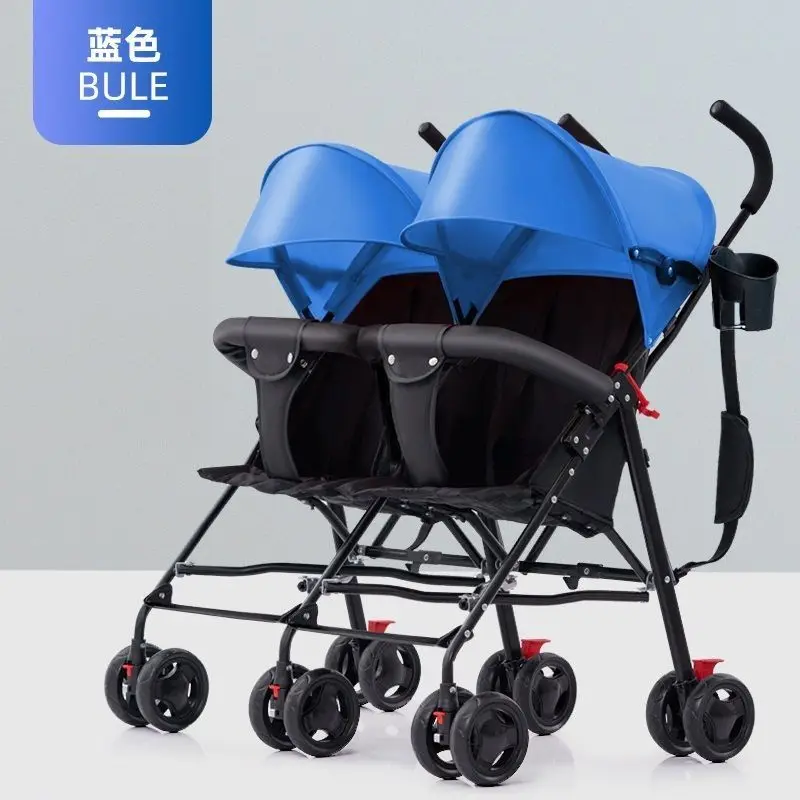 Kereta Dorong Bayi Kembar Ringan Lipat Ganda Model Payung Kereta Dorong Bayi Anak Kedua Kereta Dorong Bayi Naga Phoenix