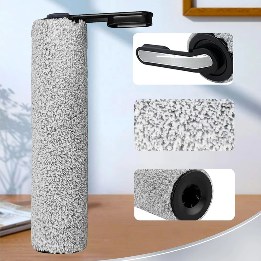 Pièces et consommables pour nettoyeur vapeur : 6 accessoires de remplacement pour laveur de sols Tineco S5, 3 brosses à rouleaux, 3 filtres, kit de brosses à rouleaux et filtres compatibles pour l'entretien et le nettoyage en profondeur S5.2
