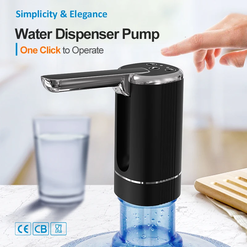 Electric Mini Portable Automatic Bottle Water Dispenser Pump USB Foldable Household