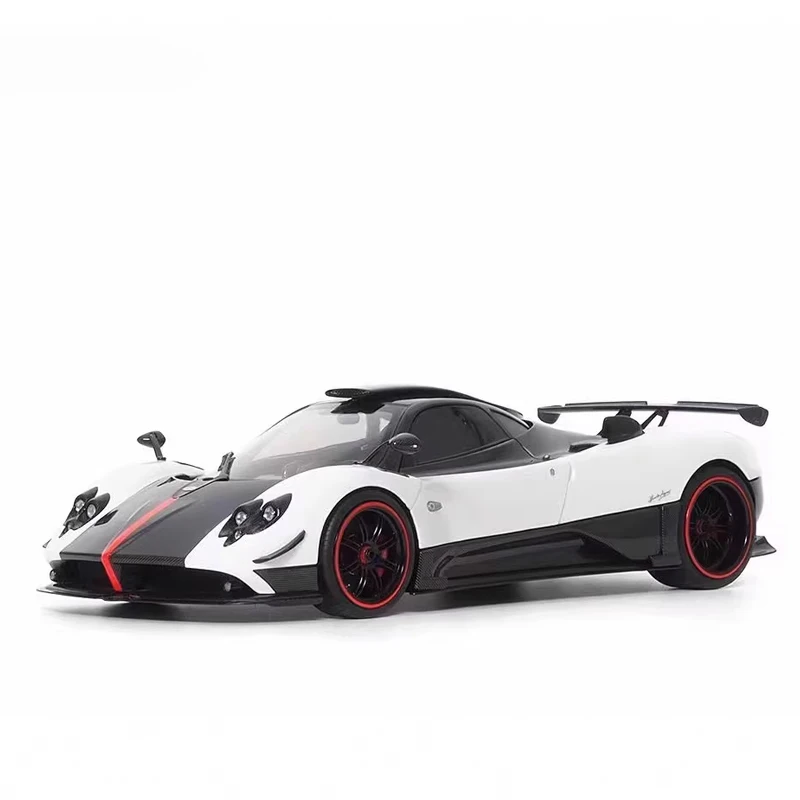 Diecast 1:18 Scale Pagani Zonda Cinque Simulation Alloy Car Model Static Display Collectible Toy Gift Souvenir Decration