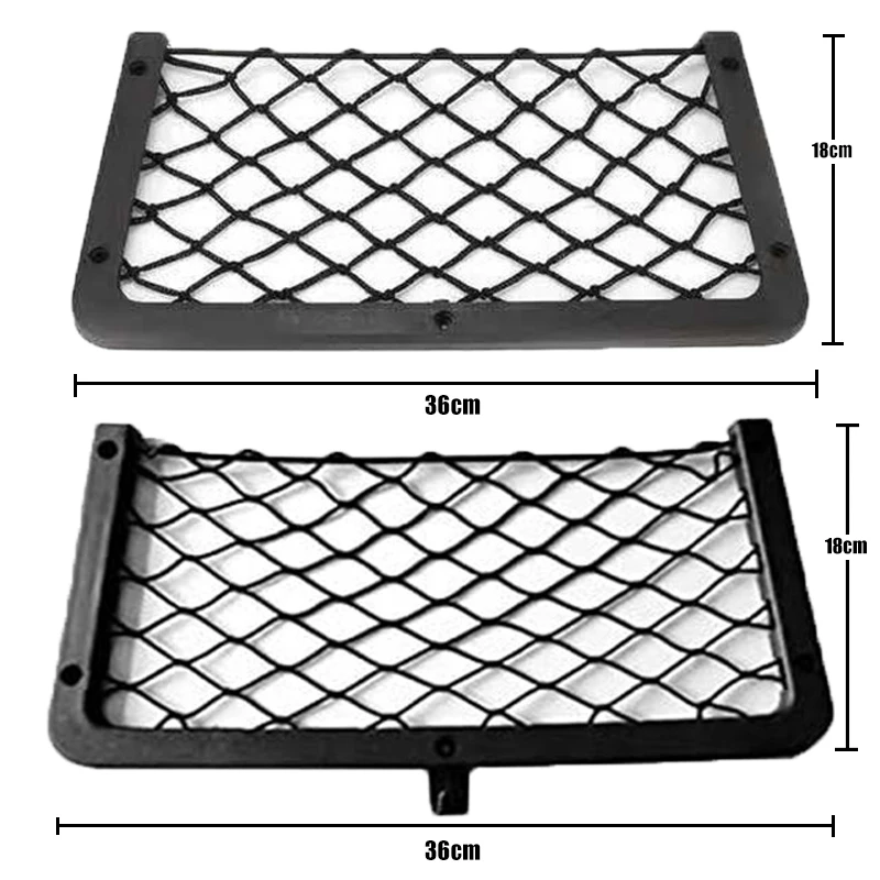 Car Elastic String Storage Net Pocket Organizer Cargo Mesh Nets Seat Back Organizer Car Caravan Boat Camping Auto Accessories