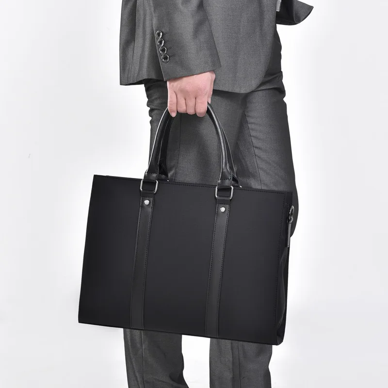 Oxford waterproof briefcase for men's business computer bag