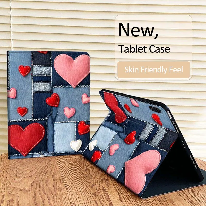 

Cartoon Love Art Pattern For Huawei MatePad Pro Air 12 X Honor Pad 8 V8 9 13 GT GT2 3 12.6 13.3 Inch Tablet Case