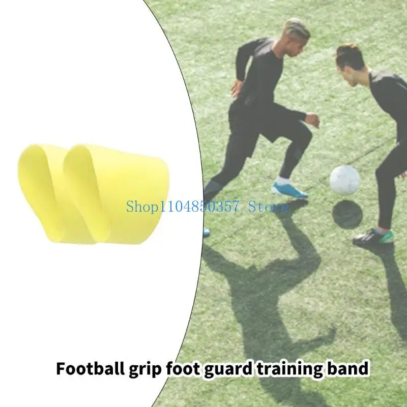 

5asd 2Pcs Soccer Shoe Lace Bands Silicone Covers Sports Accessory for Football Shoes