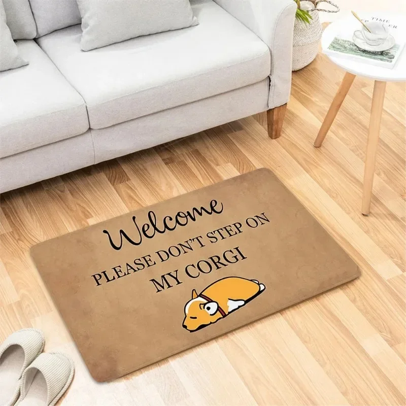 Home Bathroom Reno - Tapis de porte drôle pour chien,